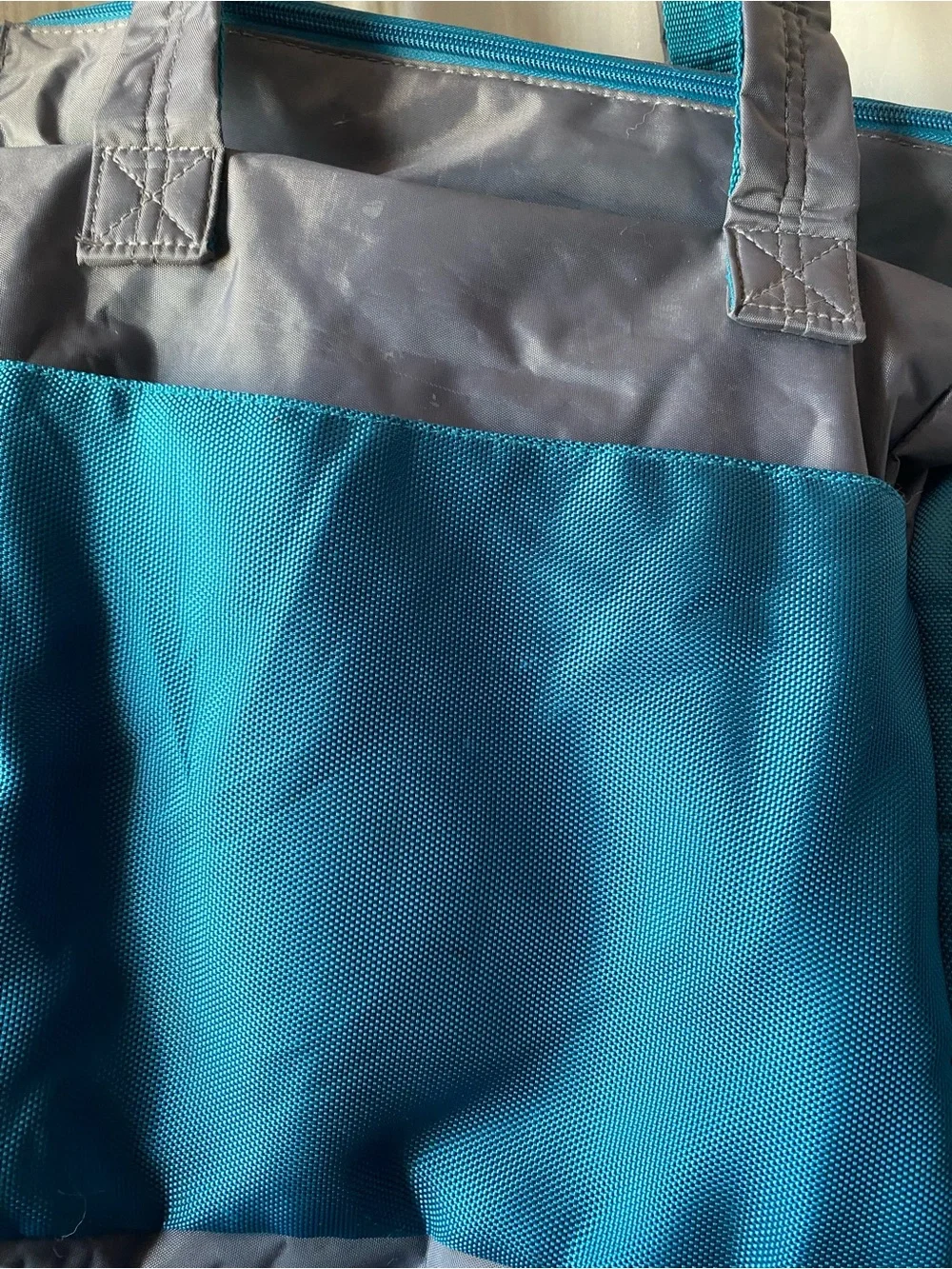 Fisher-Price Diaper Bag with Instant Wipe Access Changing Pad Insulated Teal
